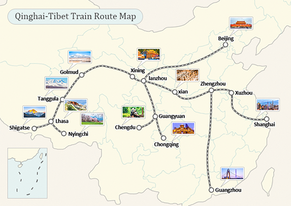 Tours en Tren al Tibet