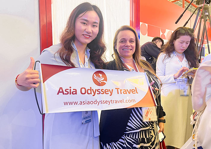 Asia Odyssey Travel en ITB China 2025 en Shanghai