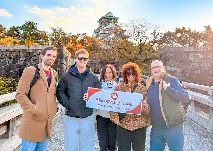Overlooking the Park from Osaka Castle Tower