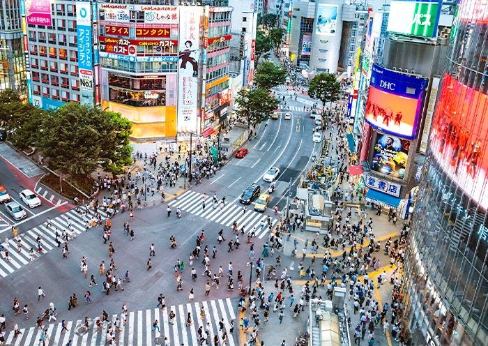 Cruce de Shibuya Shibuya Crossing