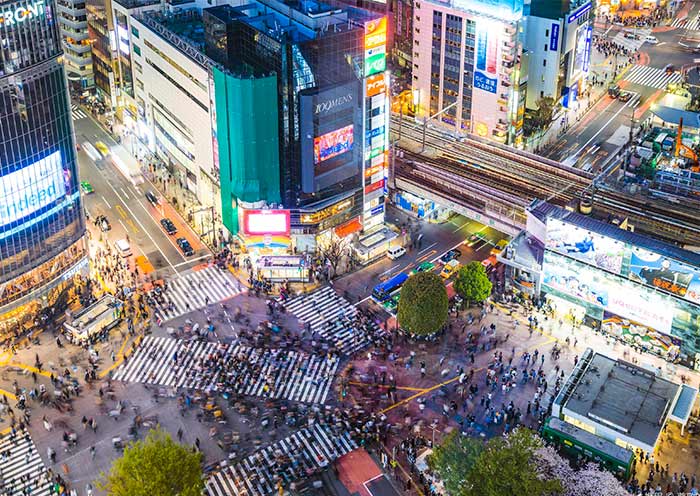 Cruce de Shibuya Shibuya Crossing
