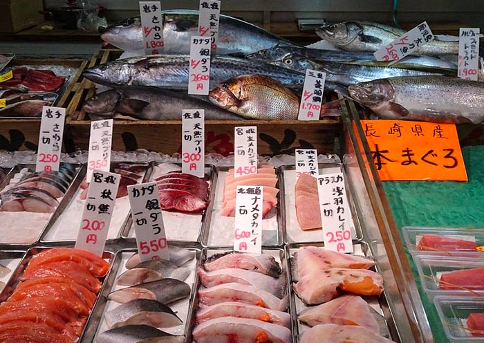 Marisco, Mercado de Pescado de Tsukiji Seafood, Tsukiji Fish Market