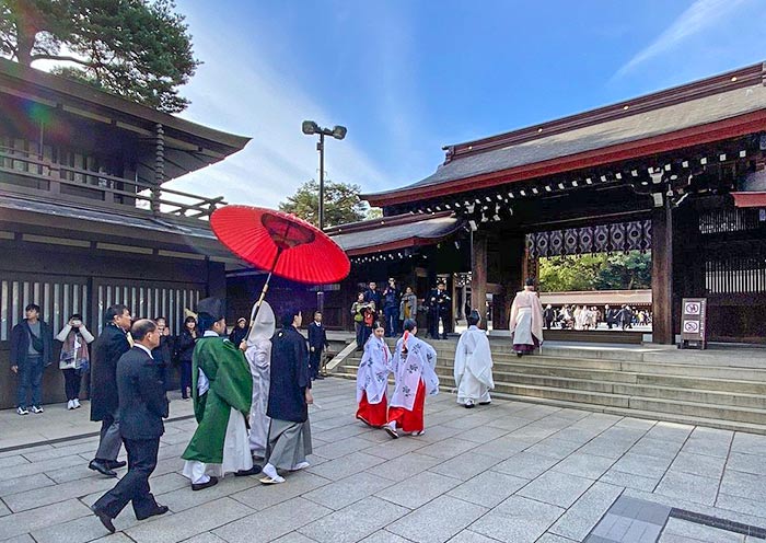 Meiji Shrine Traditional Wedding