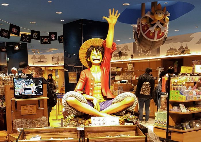 Un Pedazo en la Torre de Tokio One Piece at Tokyo Tower