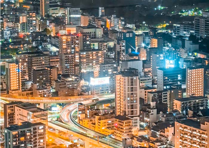 Vista nocturna de Nagoya Nagoya Night View