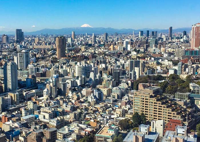 Disfruta de la vista del Monte Fuji desde la Torre de Tokio View Mt. Fuji from Tokyo Tower