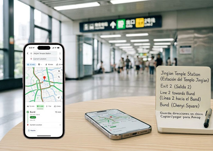 Consulta de rutas y transporte público en Amap Global