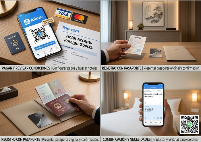 Consejos para reservar hotel en China con pasaporte extranjero