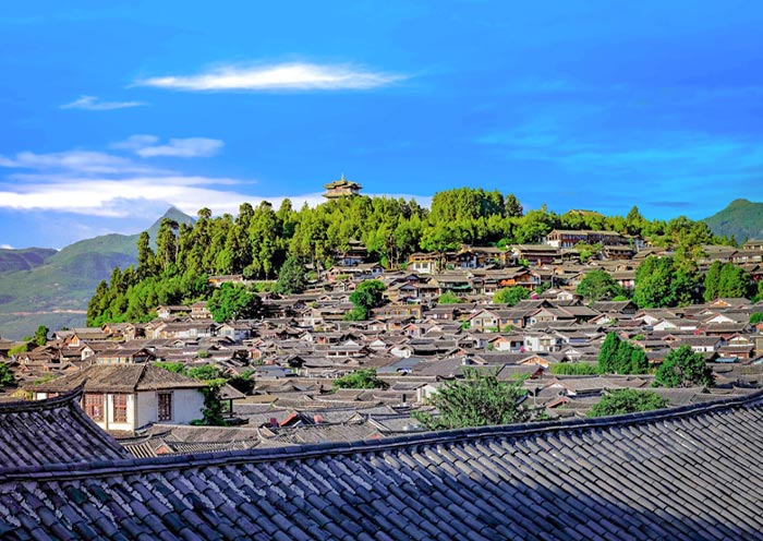 Lijiang Ancient Town under Lion Hill