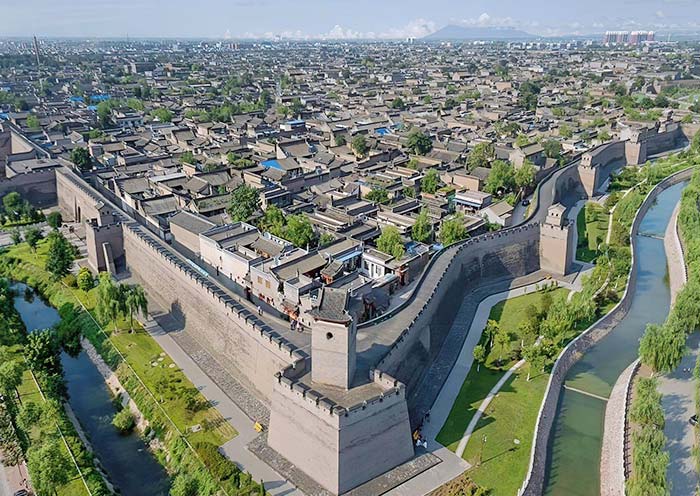 Pingyao Ancient City Panoramic View