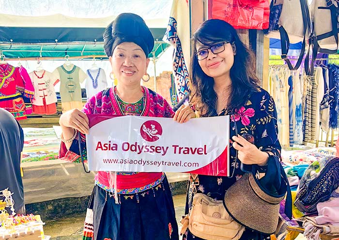 Our Guests in Longji Rice Terrace