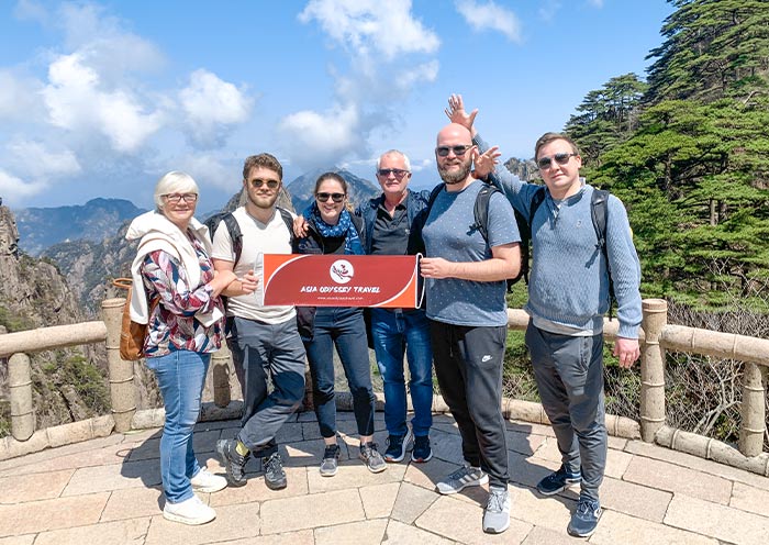 Our guests are visiting Huangshan Mountain