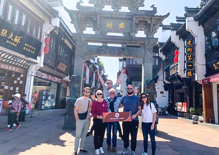 Our guests are visiting Tunxi Old Street