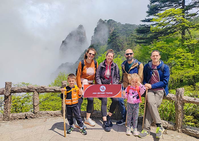 Our guests are visiting Huangshan Mountain