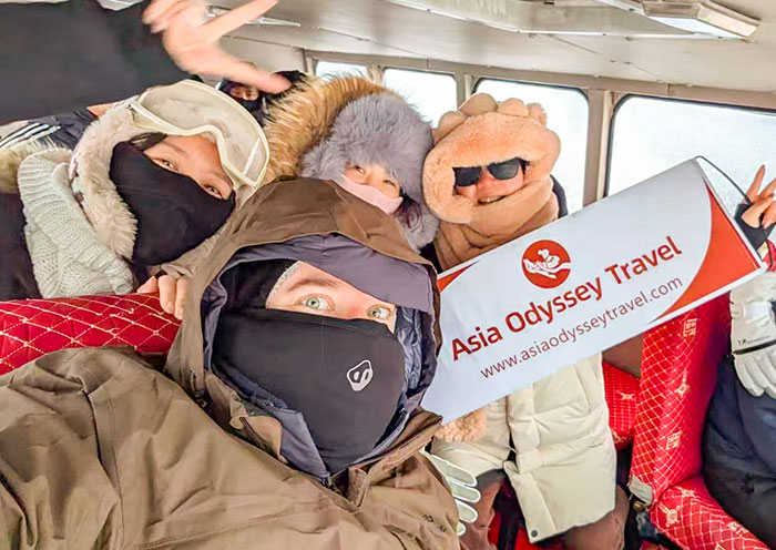 AOT guests on a Harbin group tour