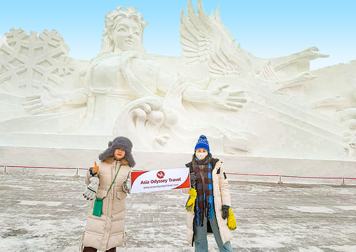 AOT guests at Sun Island in Harbin