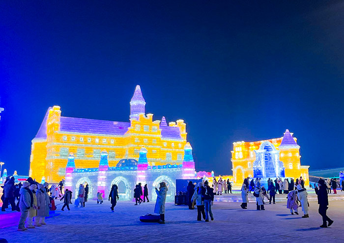 AOT Guests visiting Harbin Ice and Snow World
