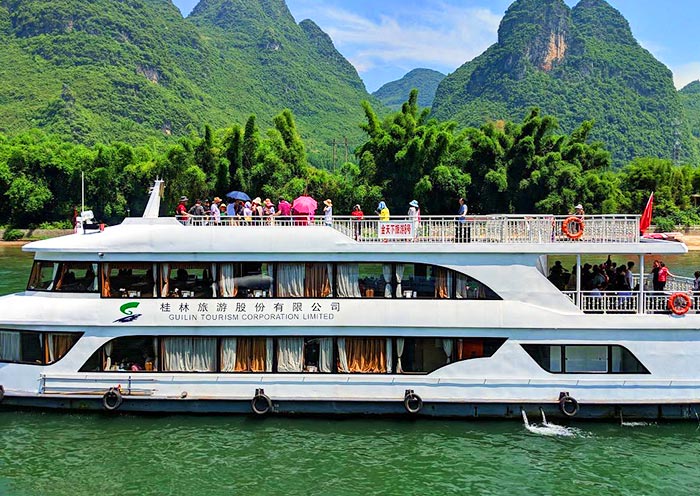 Board Li River Cruise in Guilin for Scenery