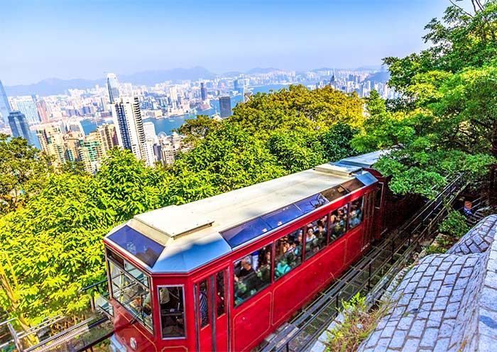Unique experience with Peak Tram 