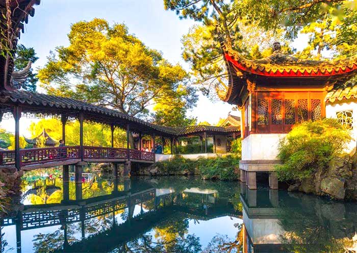Humble Administrator's Garden bridges 
