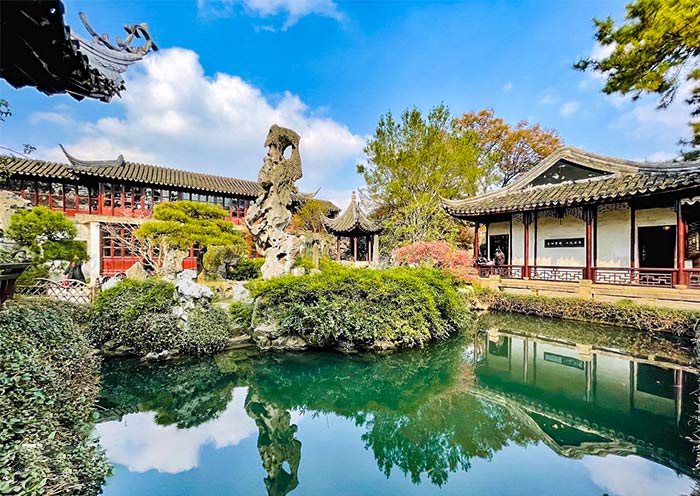 Jardín del Retiro Prolongado en Suzhou