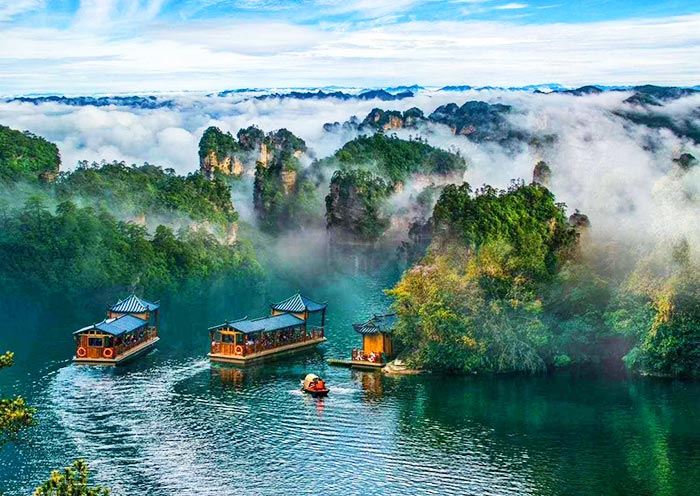 Boating on Baofeng Lake, Zhangjiajie