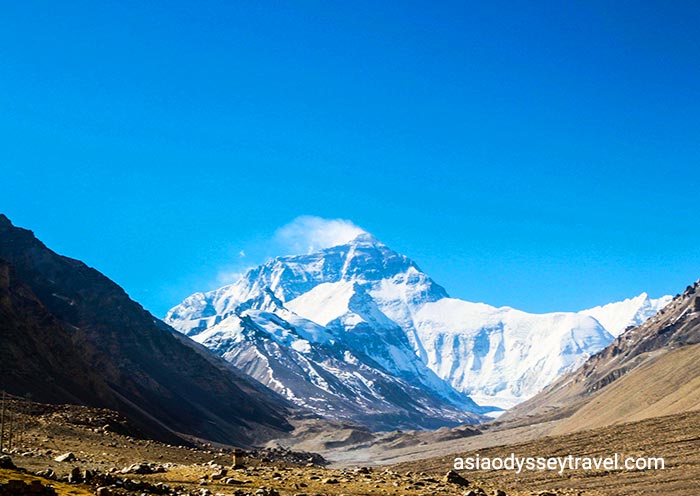 Ven a la Base del Monte Everest para admirar las imponentes cumbres. Mount Everest Base Camp
