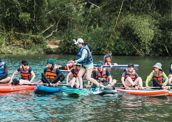 Paddle surf en Yangshuo