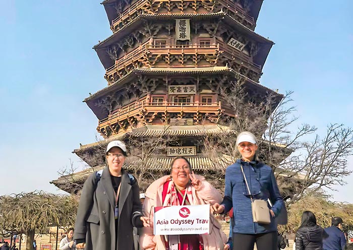 Enjoy the Brackets & Treasures of calligraphy, Yingxian Pagoda