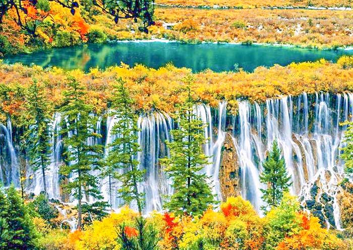 Nuorilang Waterfall of Jiuzhaigou