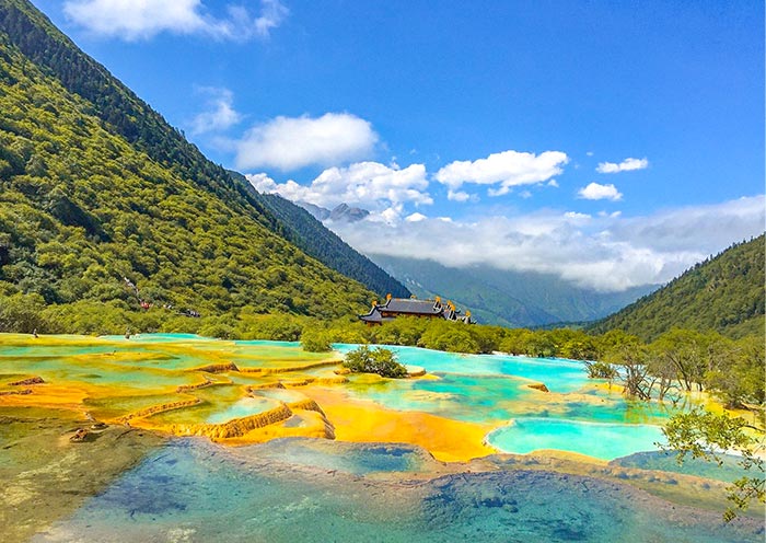 Huanglong Temple in Huanglong National Park