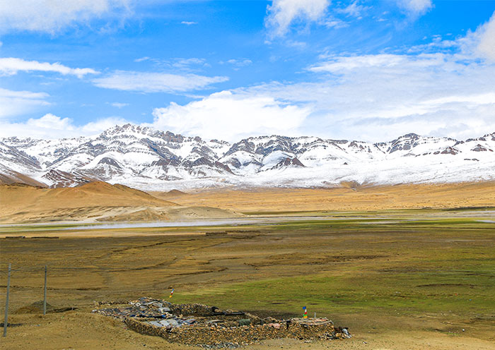 Paso Gyawu La en el Tíbet para ver el Monte Everest Gyawu La Pass in Tibet