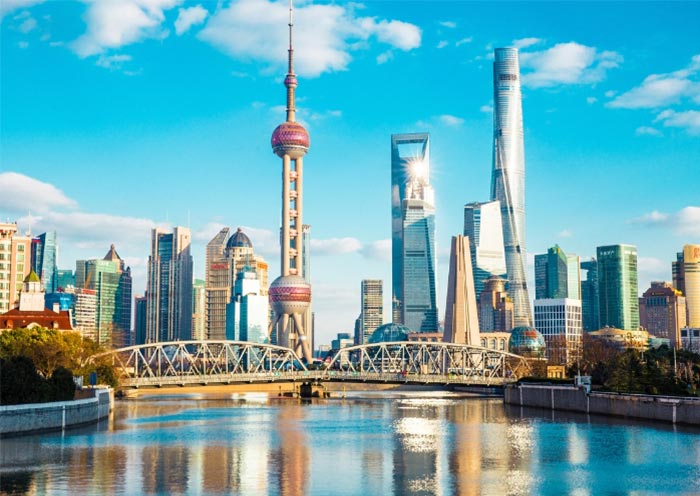 The Towering Skyscrapers in Pudong