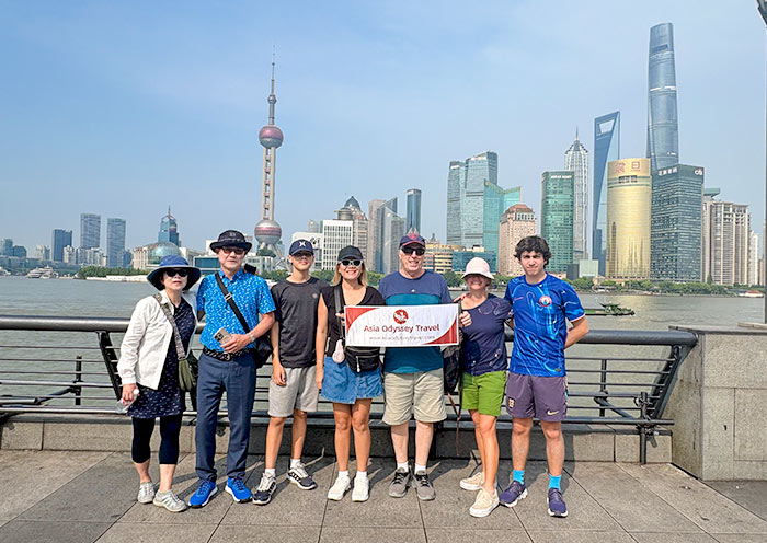 Pudong on the eastern bank of the Huangpu River