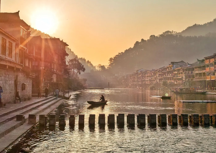 Amanecer, Antigua Ciudad de Fenghuang