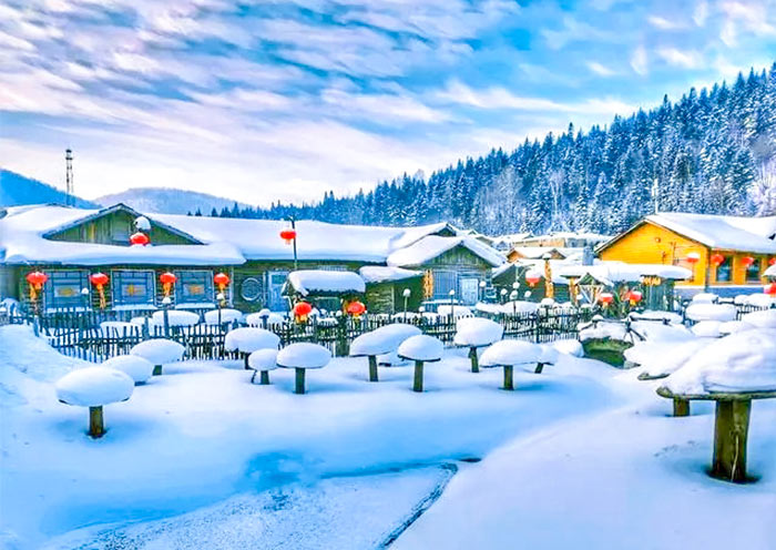 China Snow Town