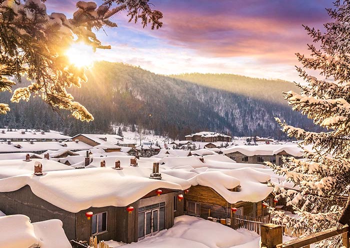 China Snow Town
