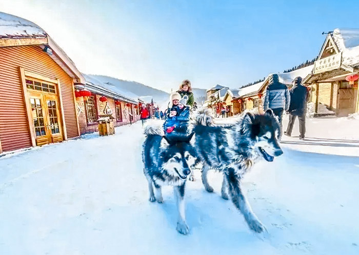 China Snow Town