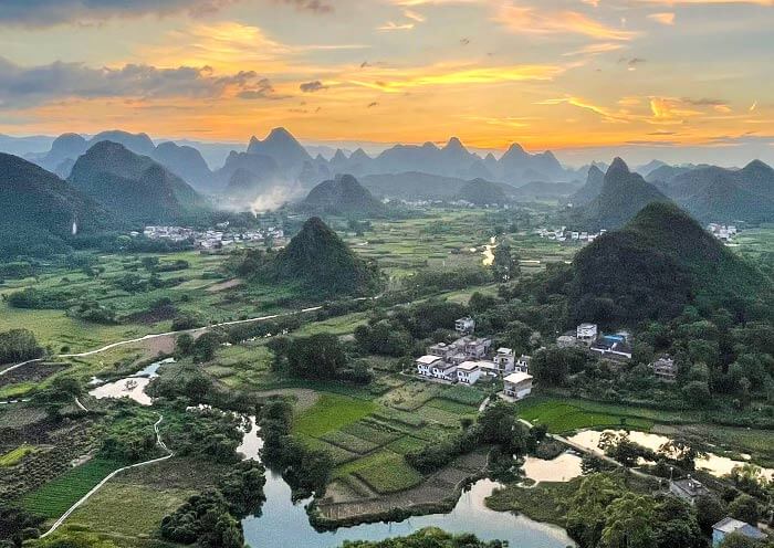 Cuiping Mountain Sunset