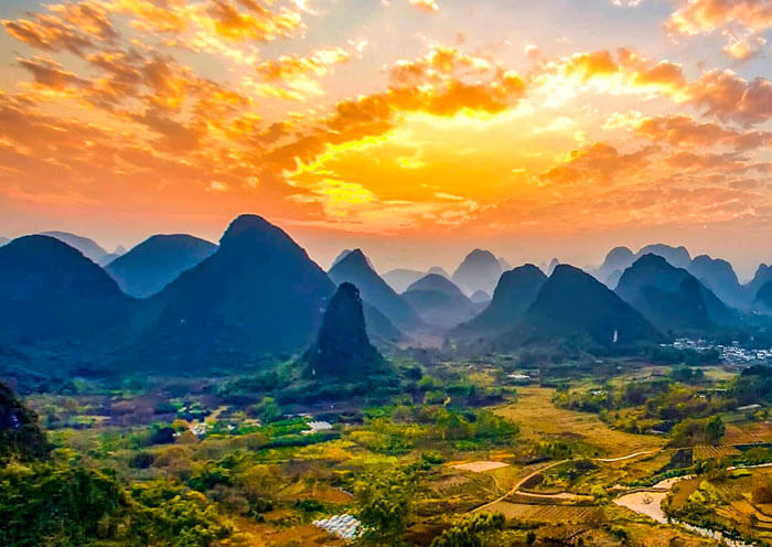 Cuiping Mountain Sunset