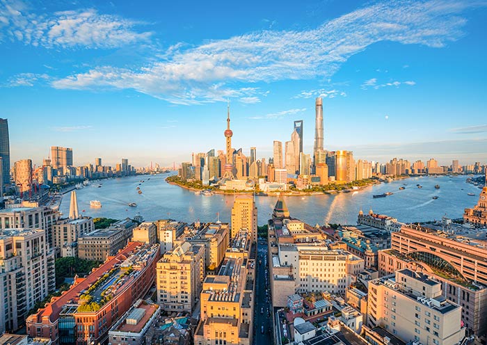 Beautiful Scenery on Both Sides of the Huangpu River