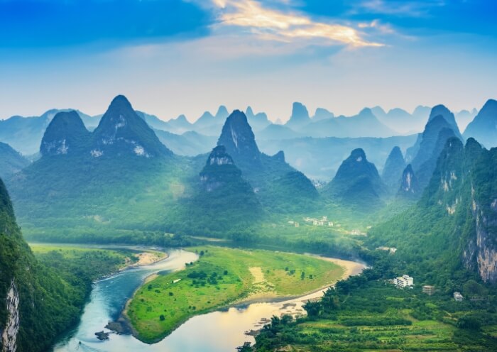 Paisajes espectaculares de Yangshuo