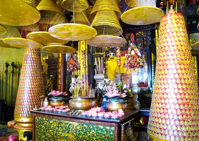 Dedicated to the Chinese sea goddess Mazu