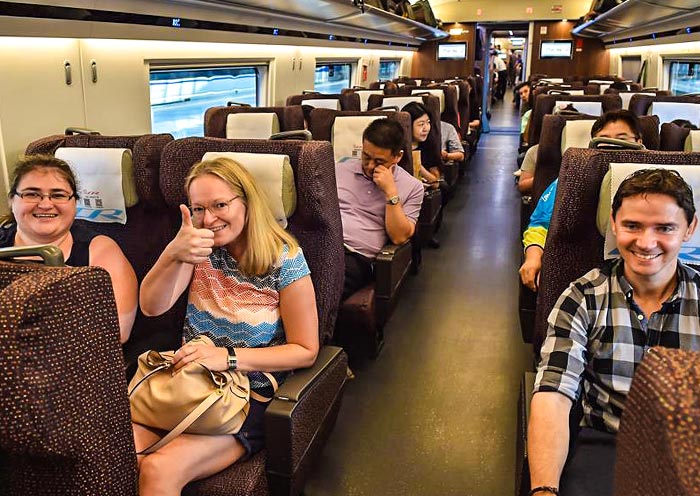 Great experience on the High Speed Train