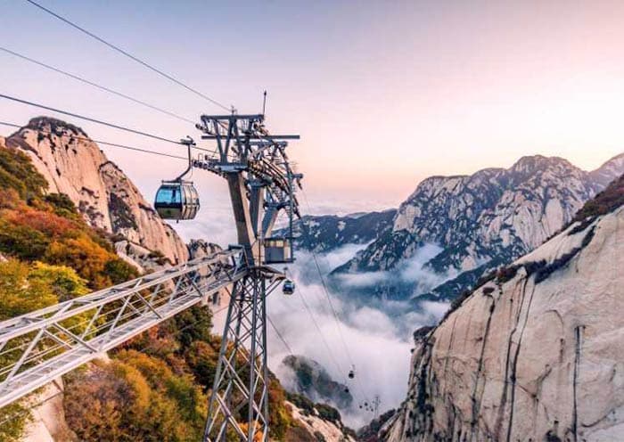 North Peak Cable Car Scenery