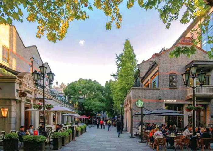 Enjoy a walk at Xintiandi, Shanghai