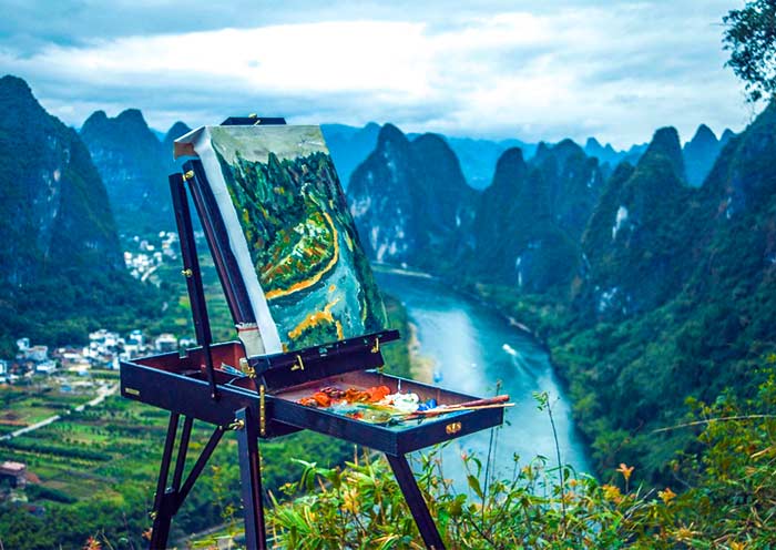 Yangshuo Idyllic Landscape