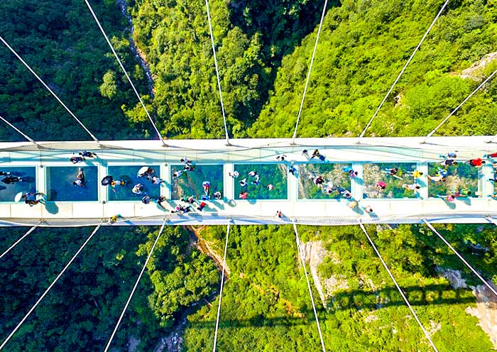 Thriling Zhangjiaije Grand Canyon Glass Bridge