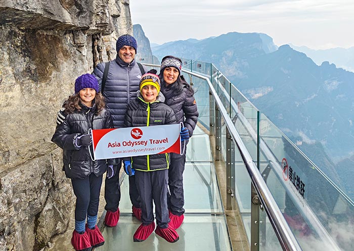 Glass way at Tianmen Mountain, Zhangjiaije
