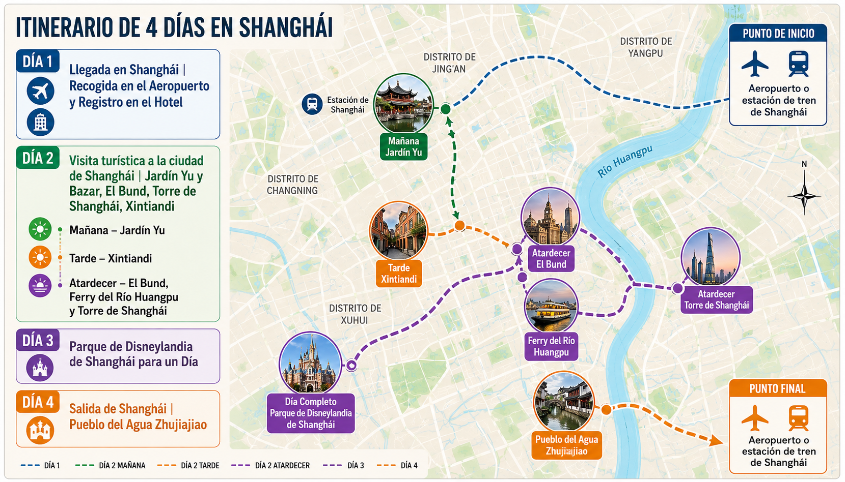 Viaje Familiar de 4 Días por Shanghái: Magia Disneyland